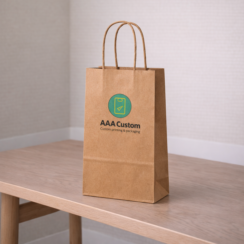 Cub Kraft Paper Bags lifestyle product photo 2