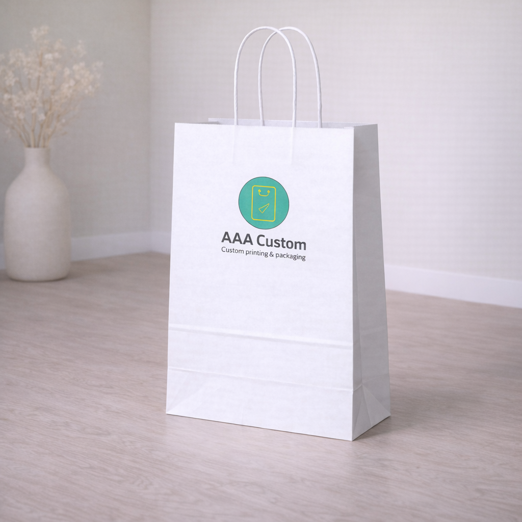 Mart White Paper Bags lifestyle product photo 3