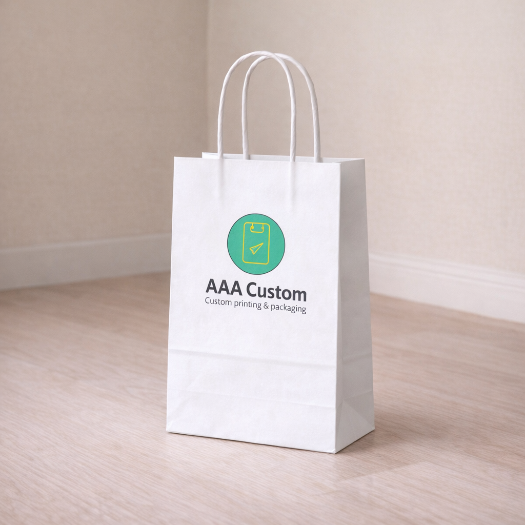 Rose White Paper Bags lifestyle product photo 1