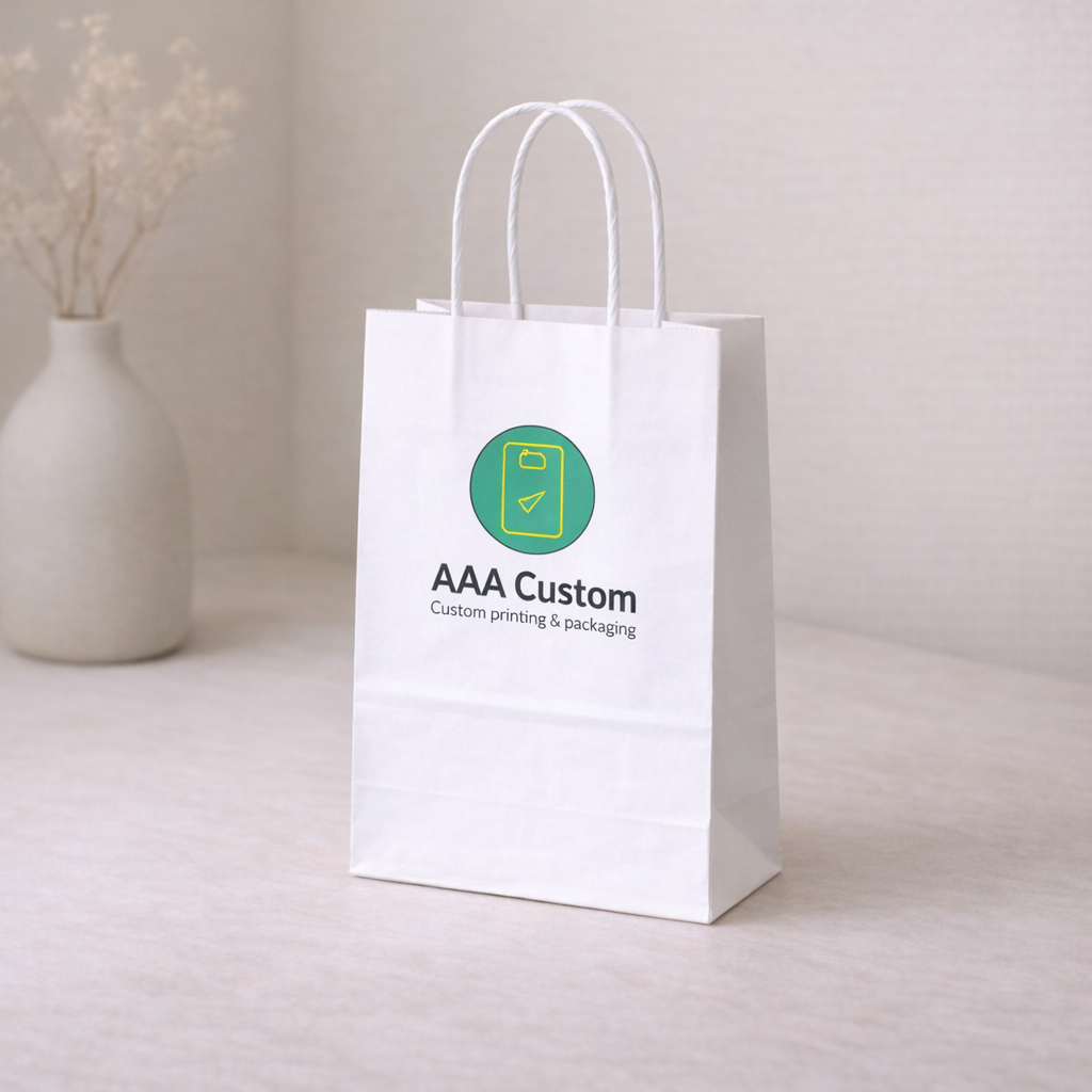 Rose White Paper Bags lifestyle product photo 3