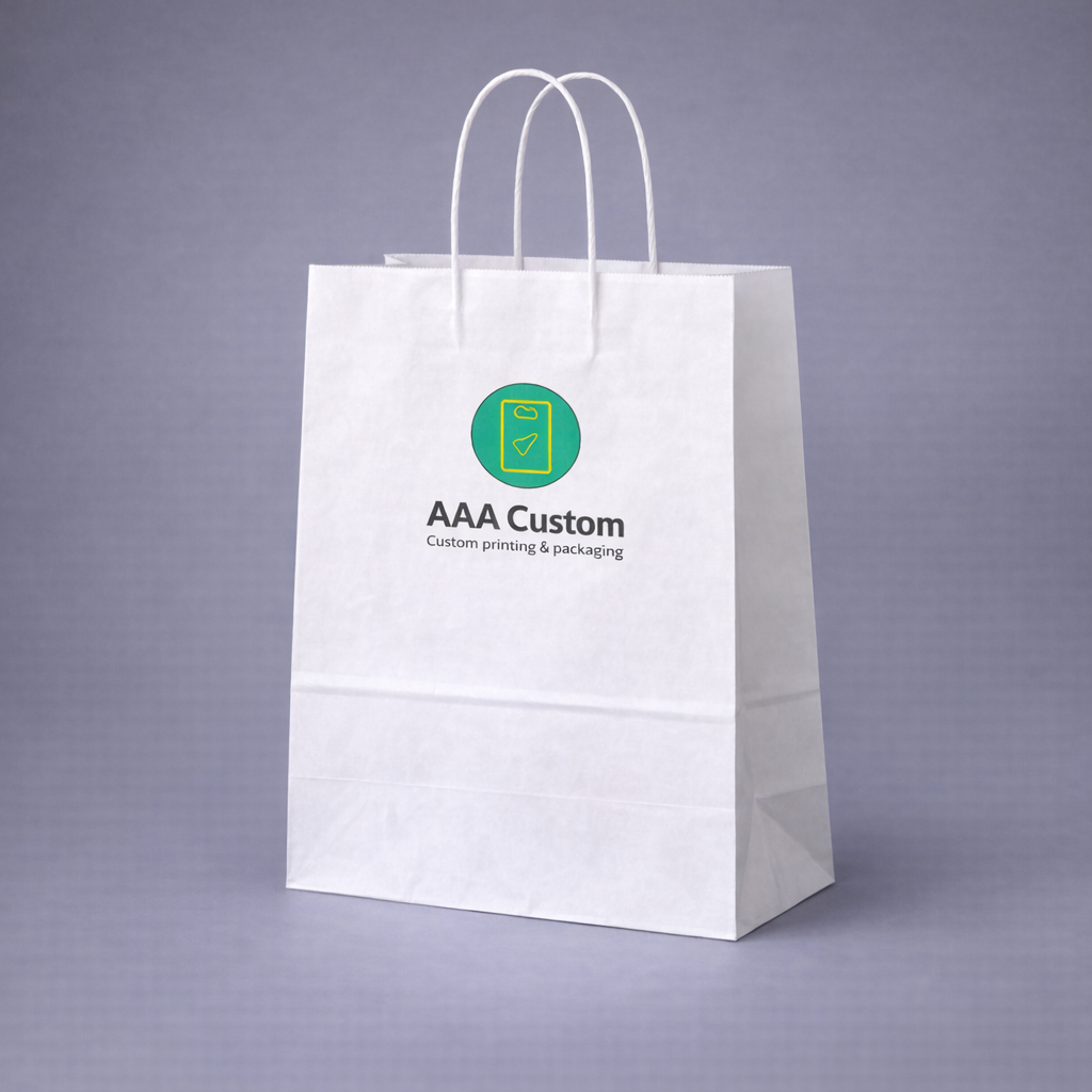 Takeout White Paper Bags Takeout White Paper Bags