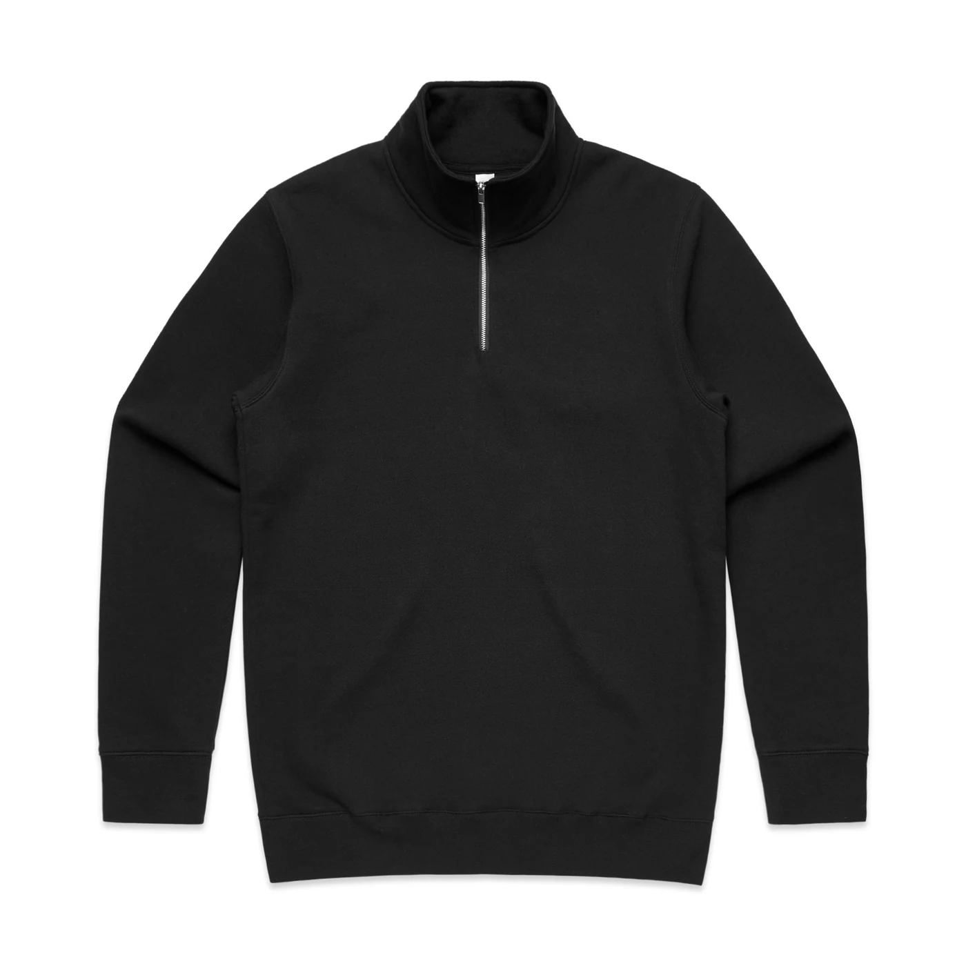Stencil Half Zip Crew - Main View Stencil Half Zip Crew - Premium Custom Printed T-shirt