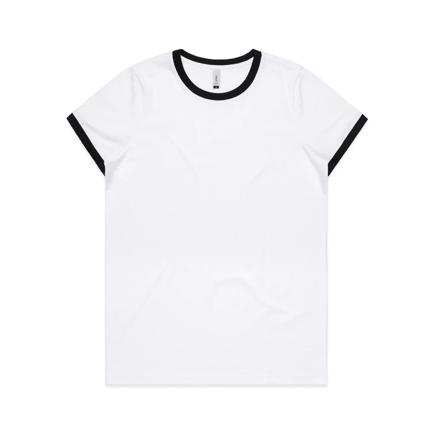 Wo's Maple Ringer Tee - Main View Wo's Maple Ringer Tee - Premium Custom Printed T-shirt
