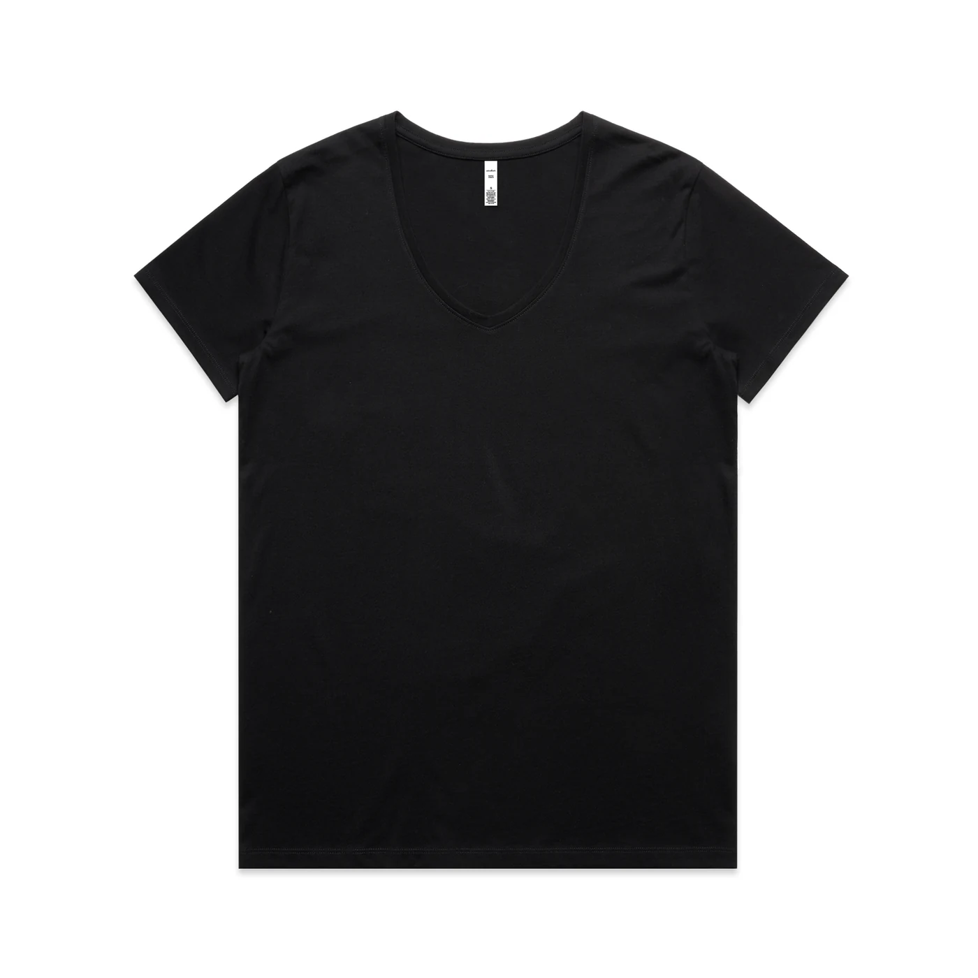 Wo's Maple V Neck Tee - Main View Wo's Maple V Neck Tee - Premium Custom Printed T-shirt