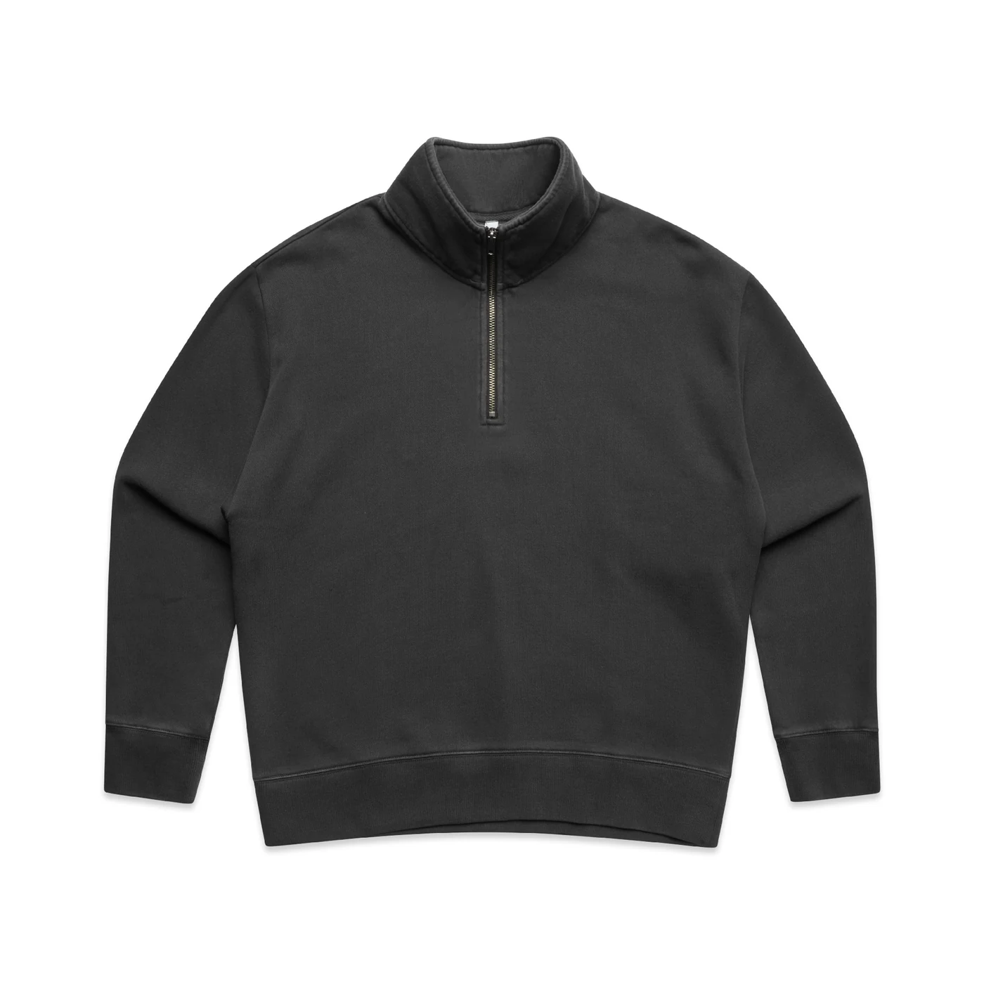 Wo's Relax Faded Half Zip - Premium Custom Printed T-shirt