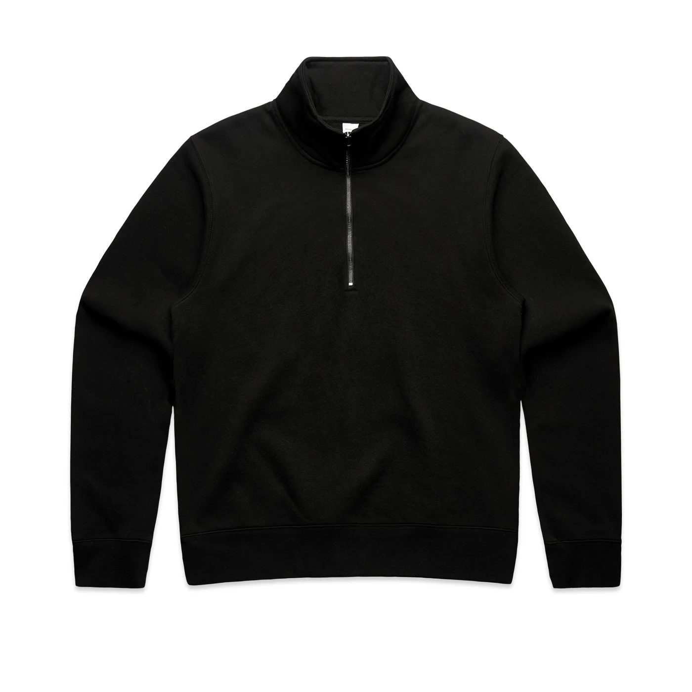 Wo's Stencil Half Zip Crew - Main View Wo's Stencil Half Zip Crew - Premium Custom Printed T-shirt