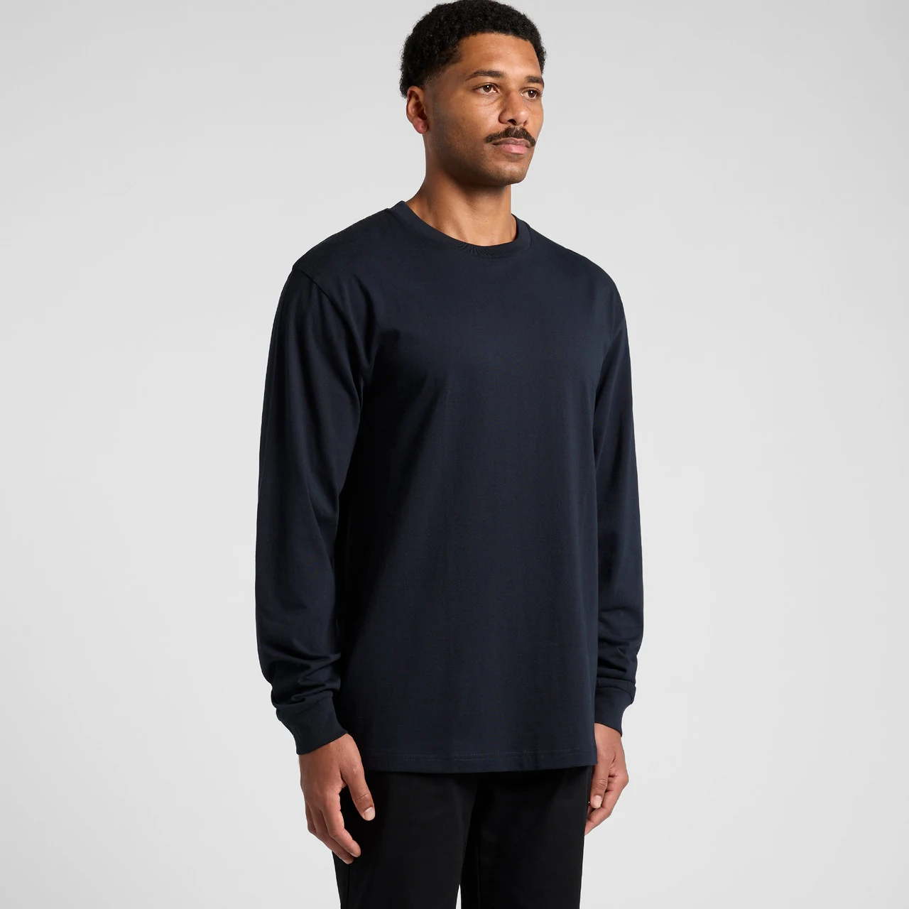 Block L/S Tee - Detail View