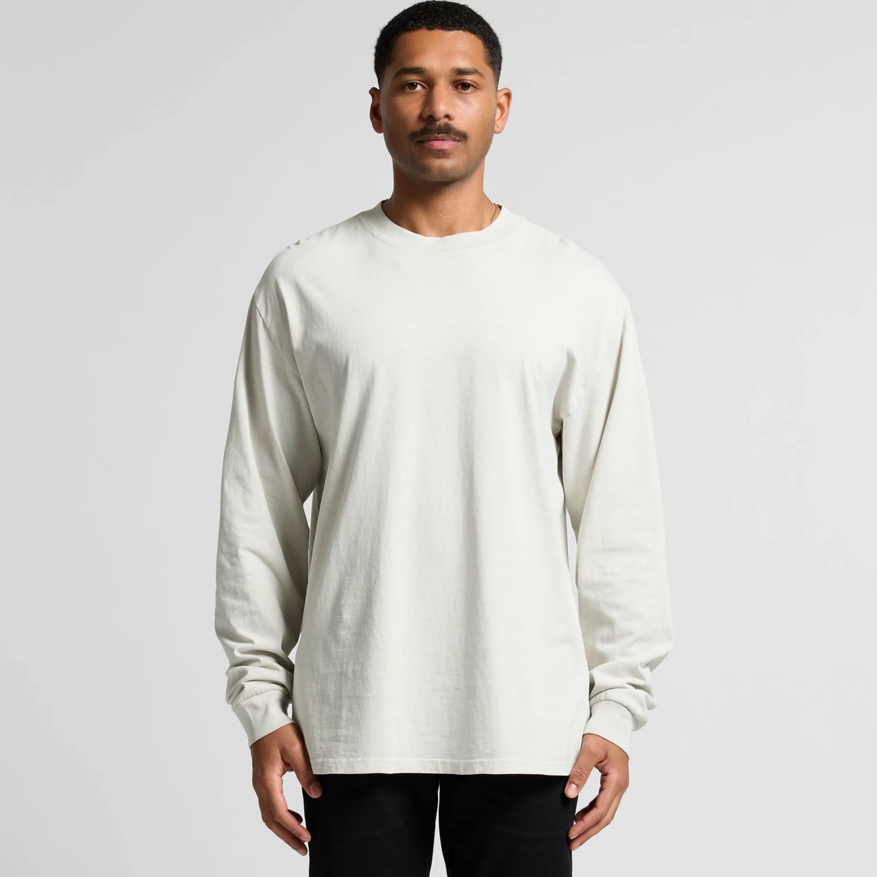 Heavy Faded L/S Tee - Detail View