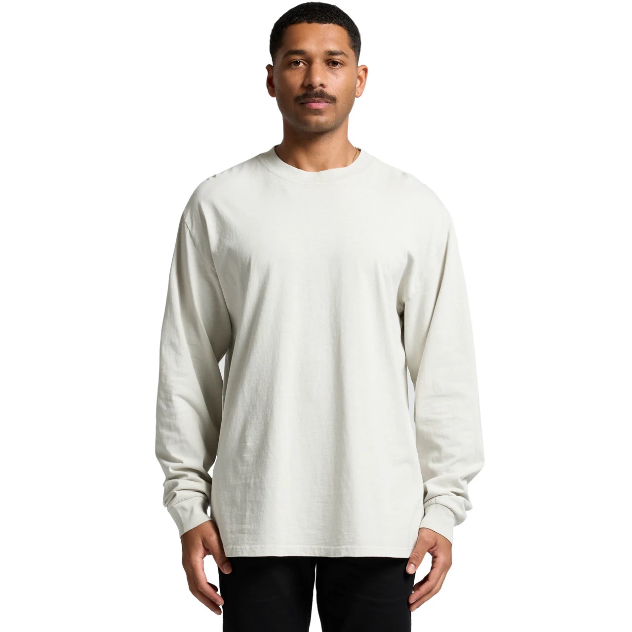 Heavy Faded L/S Tee - Detail View