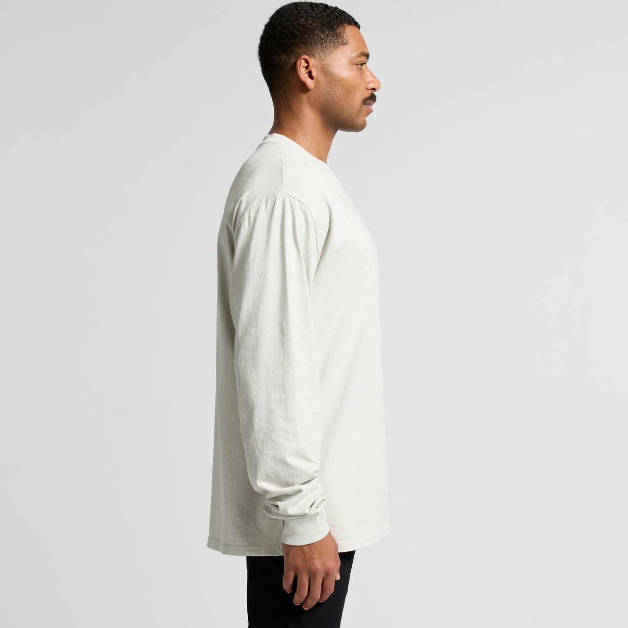 Heavy Faded L/S Tee - Detail View