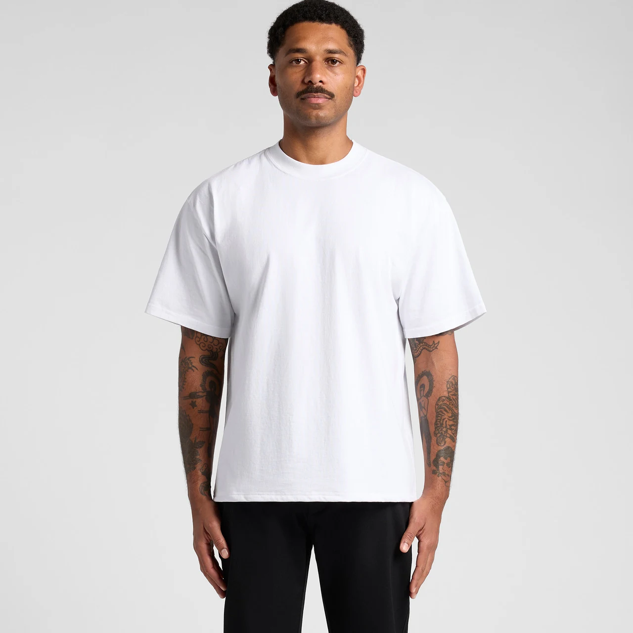 Heavy Faded Minus Tee [-2"] 5086 - Detail View