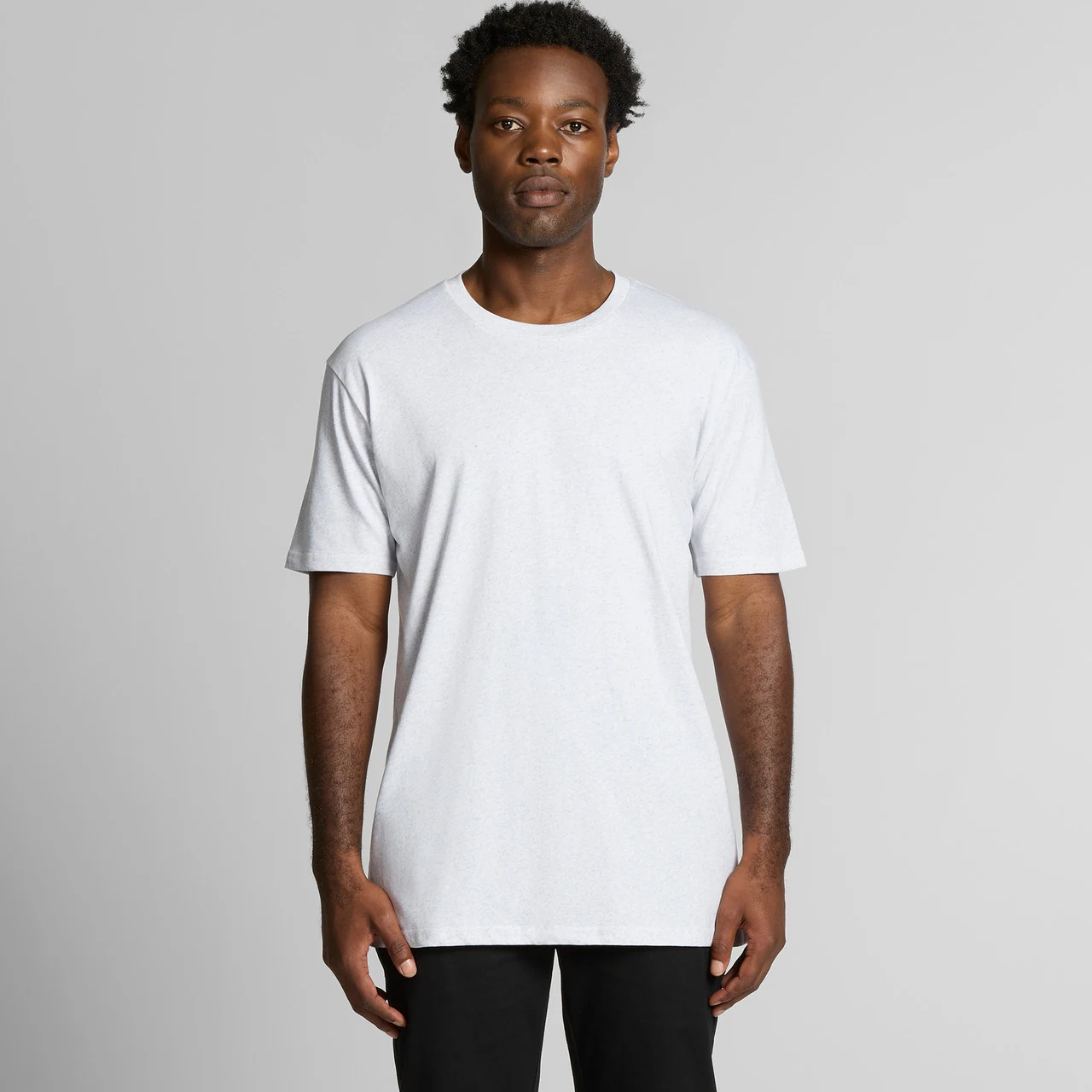 Staple Heather Tee - Detail View