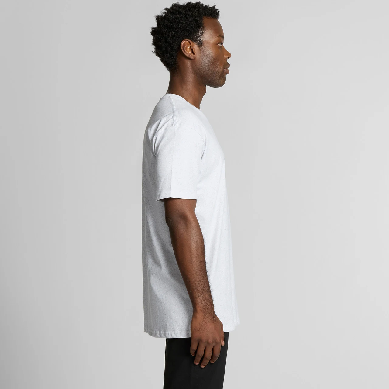 Staple Heather Tee - Detail View