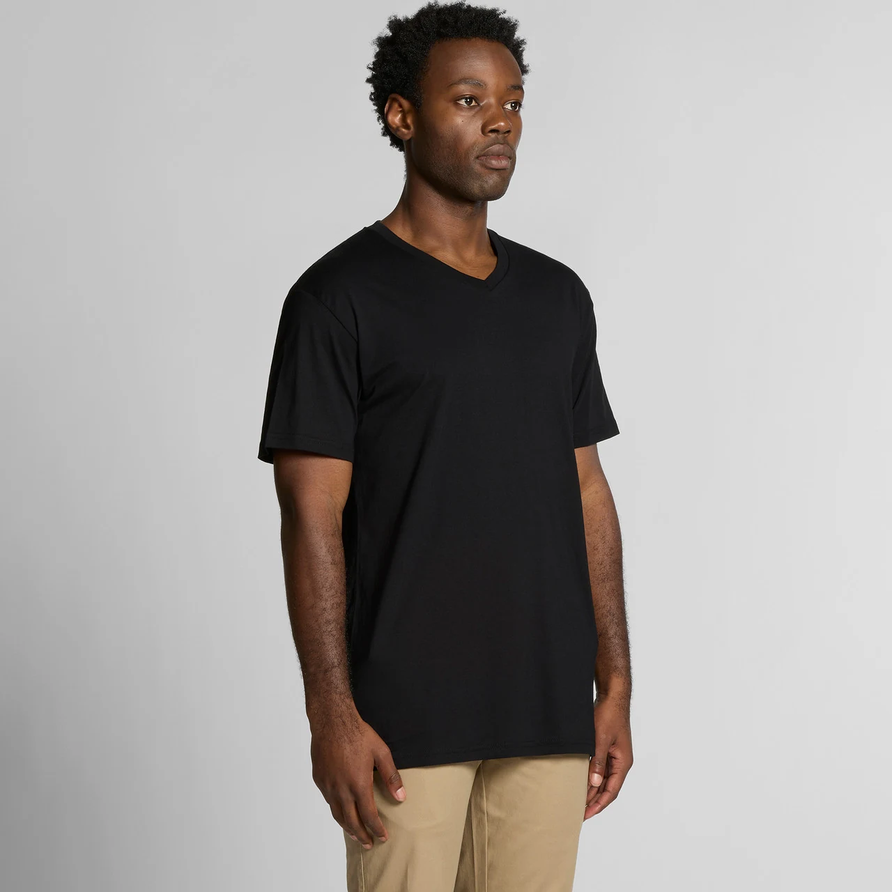 Staple V Neck Tee - Detail View