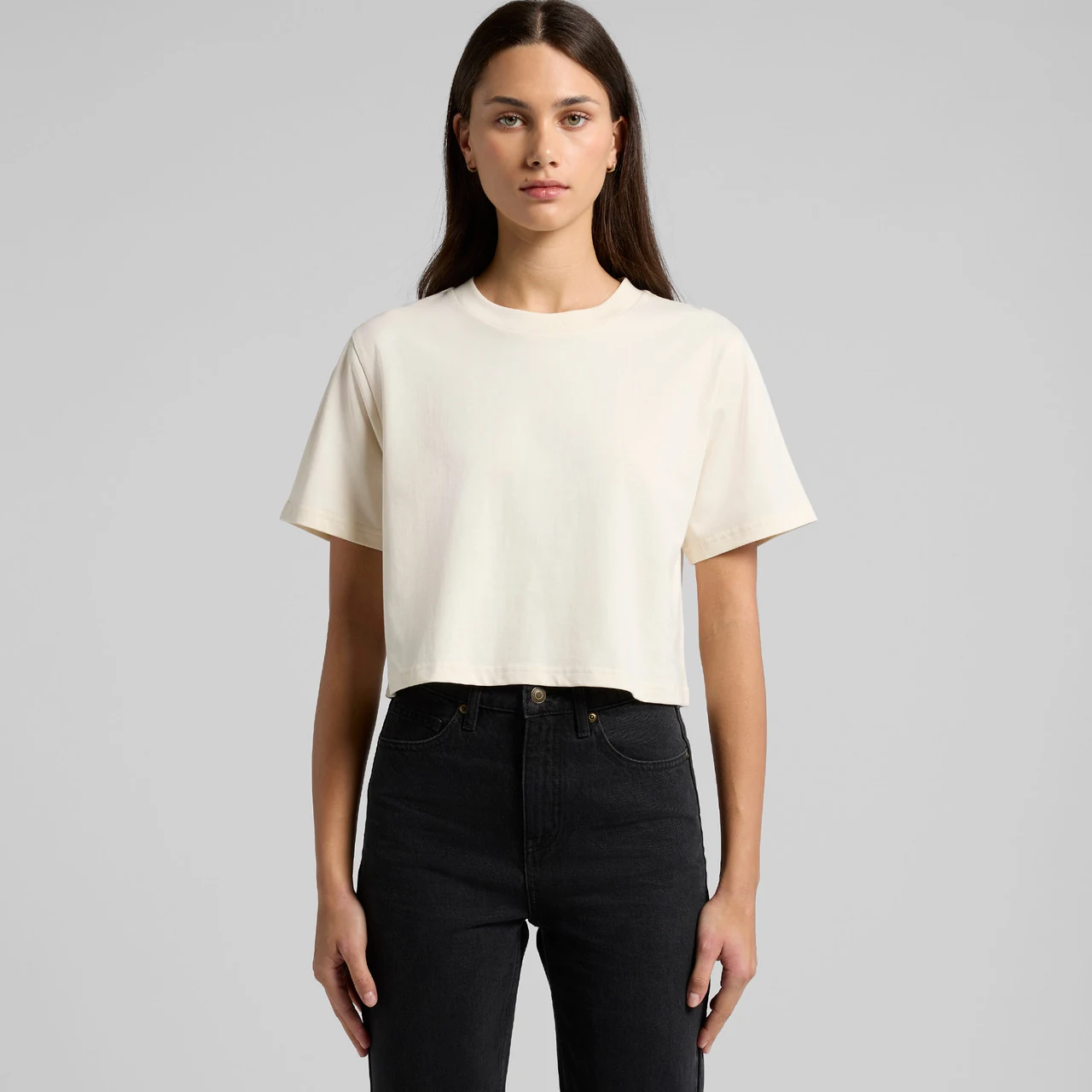 Wo's Classic Crop Tee - Detail View