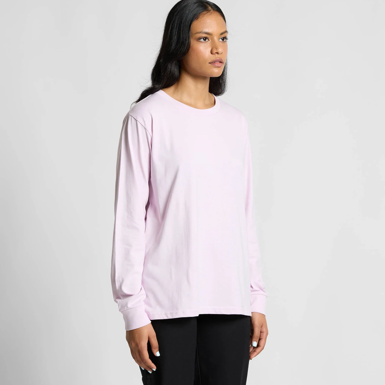 Wo's Classic L/S Tee - Detail View