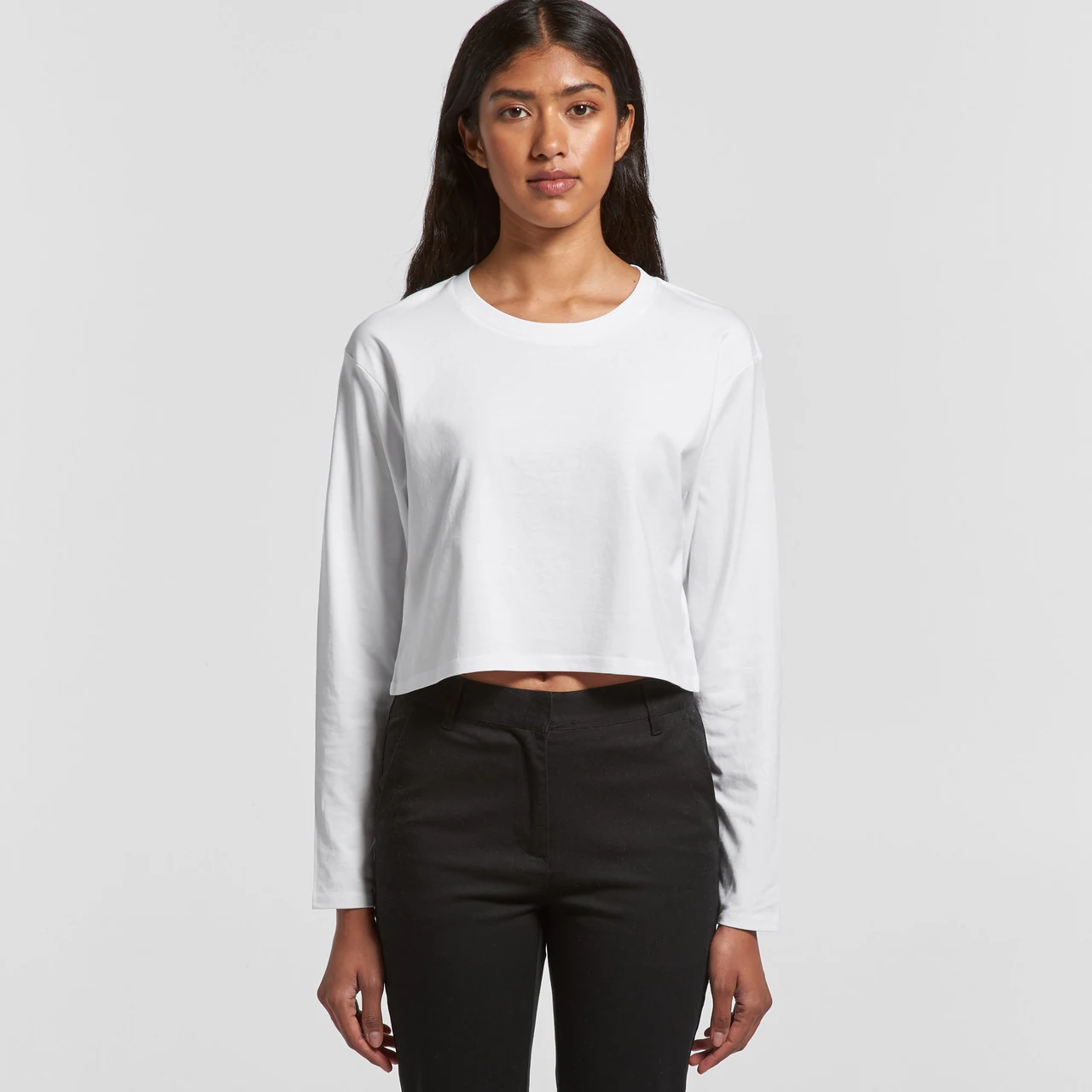 Wo's Crop L/S Tee - Detail View