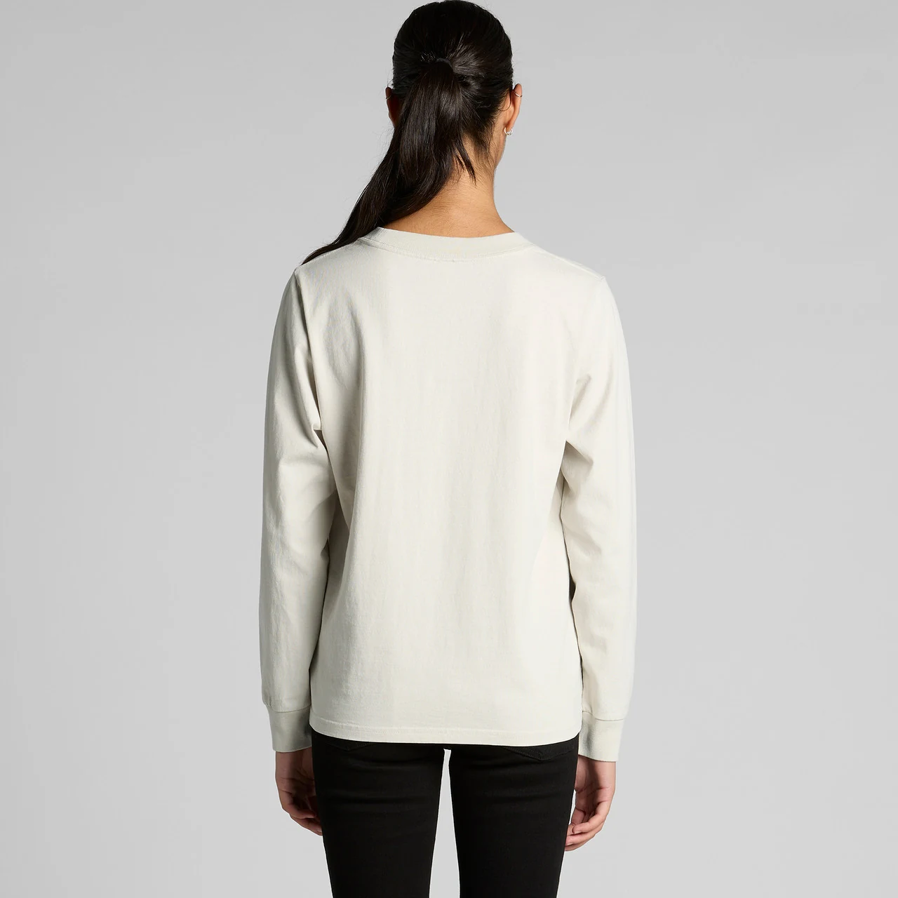 Wo's Heavy Faded L/S Tee Gallery Wo's Heavy Faded L/S Tee - Detail View