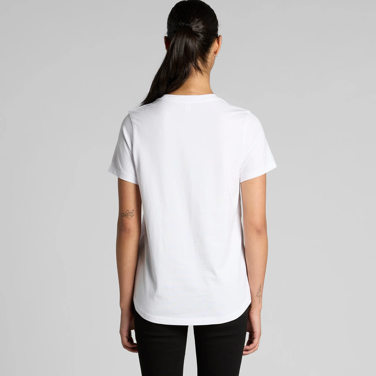 Wo's Maple Curve Tee Gallery Wo's Maple Curve Tee - Detail View