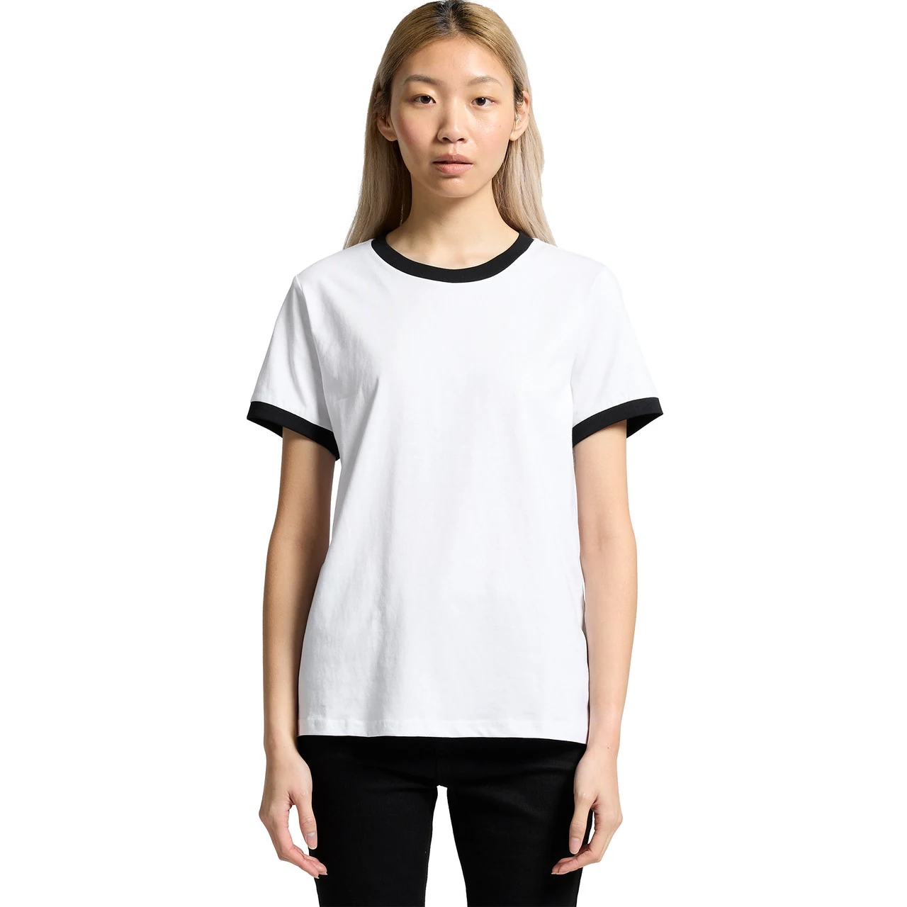 Wo's Maple Ringer Tee - Detail View