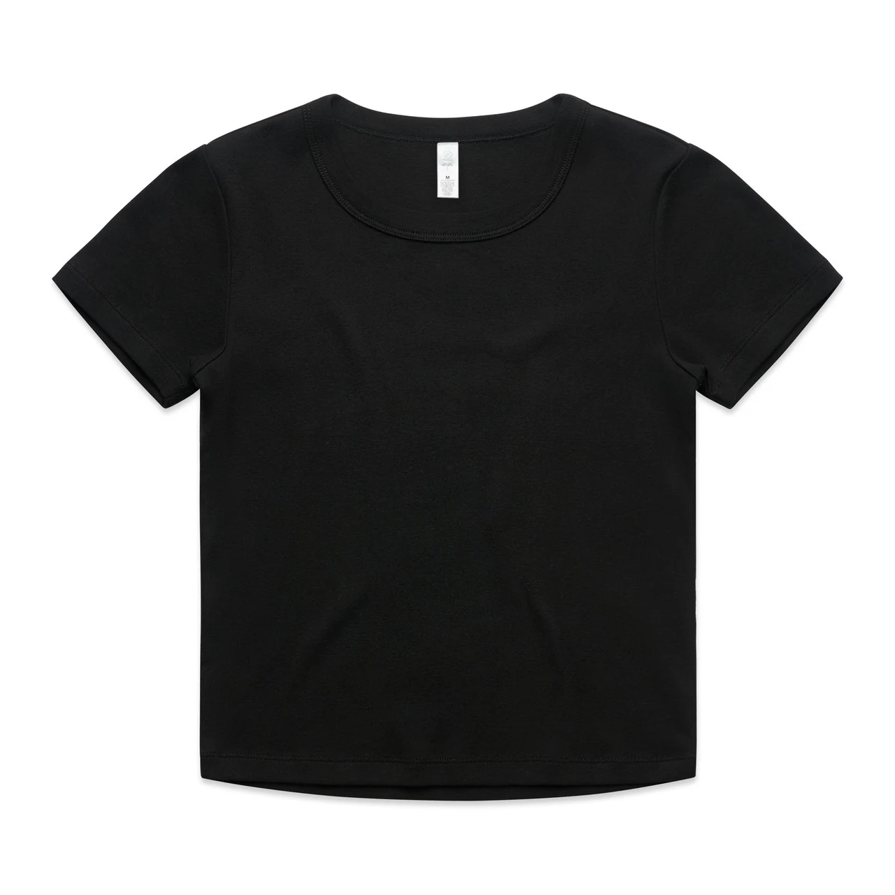 Wo's Organic Rib Baby Tee - Detail View