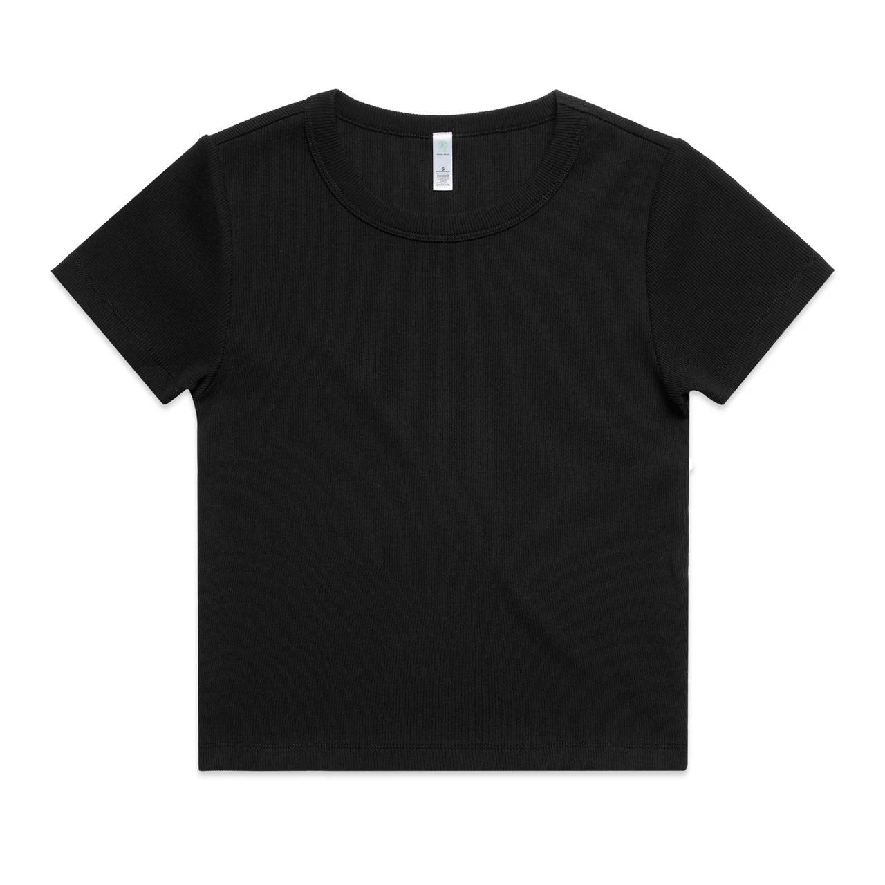 Wo's Organic Rib Tee - Detail View