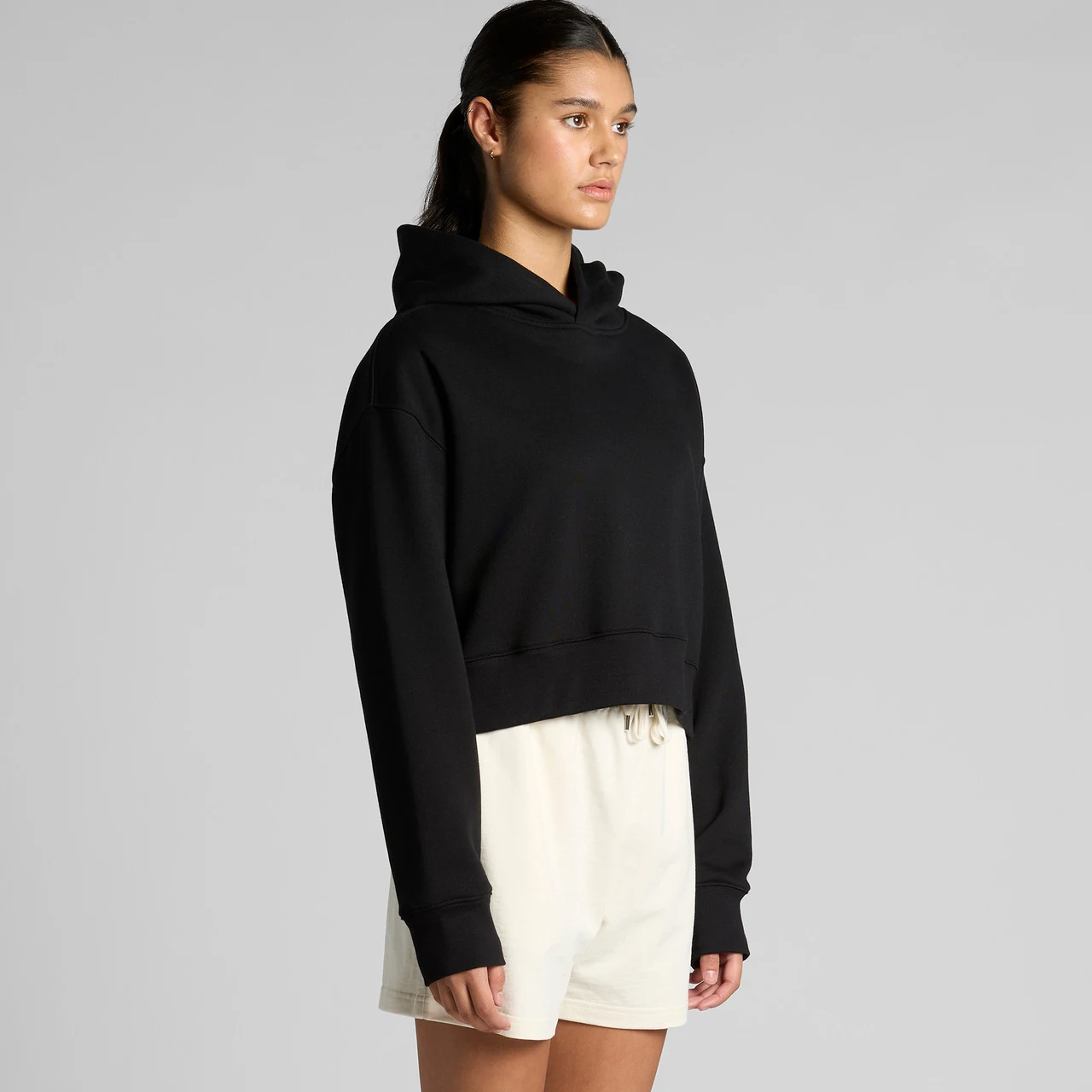 Wo's Relax Crop Hood - Detail View