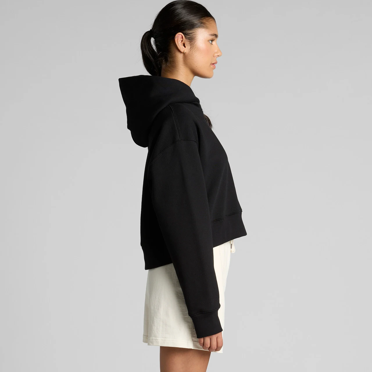 Wo's Relax Crop Hood - Detail View