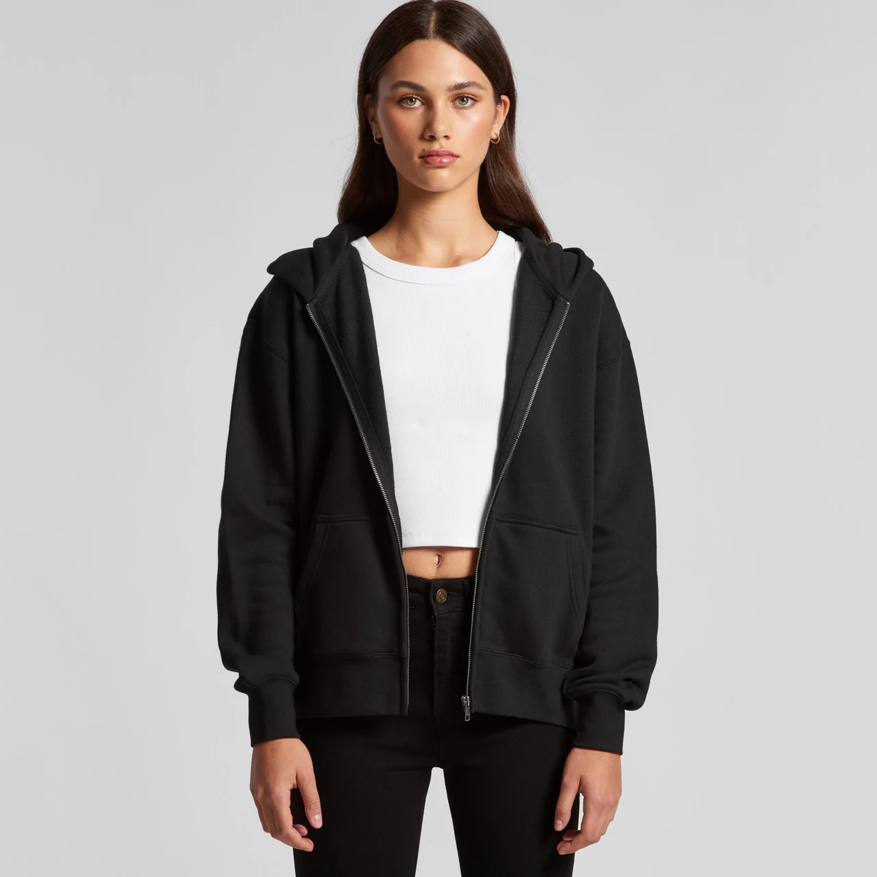 Wo's Relax Zip Hood - Detail View
