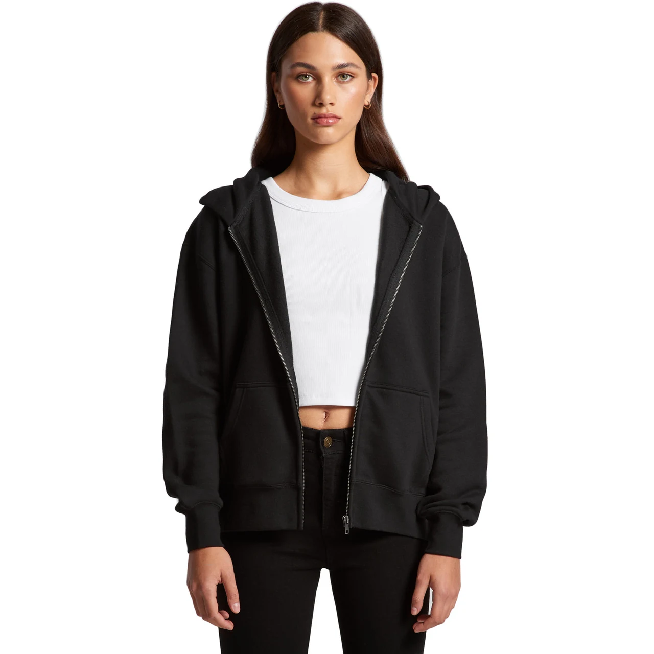 Wo's Relax Zip Hood - Detail View