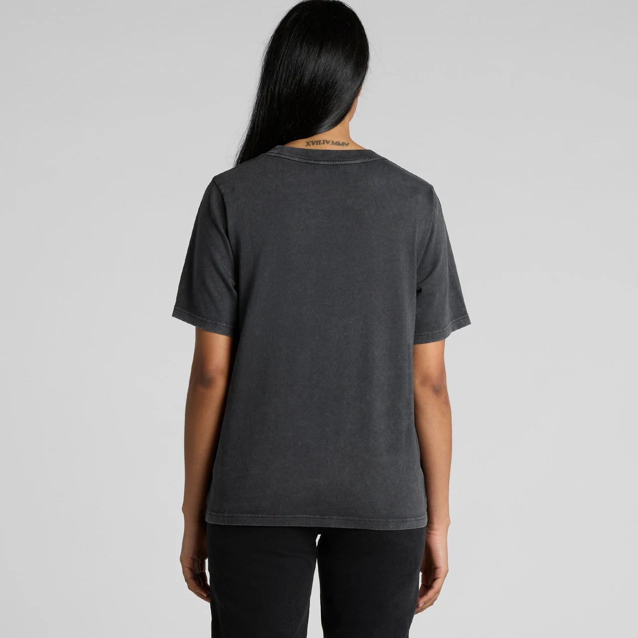 Wo's Stone Wash Heavy Tee - Detail View
